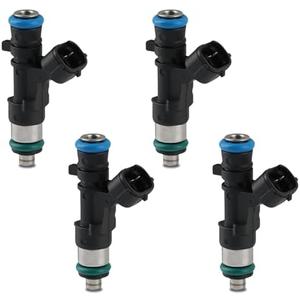 JDMON Fuel Injectors Compatible with Volkswagen Beetle 2004 2005 2008 2009, Golf 2003-2006, Golf City 2007-2010, Jetta 2004 2005, Jetta City 2007-2009 L4 2.0L Replacement for 06A906031BS, Set of 4