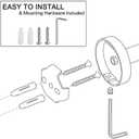 Lairuier Bathroom Hardware Set, 4-Piece Towel Holder Set Include Toilet Paper Holder,Towel Ring and 2 Towel Hooks Stainless Steel Wall Mounted Bathroom Hardware Accessories Set (Brushed Gold)