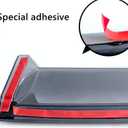 4Pcs for Toyota Camry 2012-2017 Window Visor Rain Guard Deflector Chrome Trim Smoke