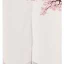 Ofat Home Japanese Doorway Curtain Noren Cherry Blossom Sakura and Mount Fuji Artistic Painting Tapestry for Wall Hanging Home Decor, 33.5"x 59"