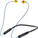 MIPEACE Bluetooth Earplug Headphones, Neckband Wireless Earbuds earplugs29db Noise Reduction isolating inEar earplug Earphones with Controls,IPX6 sweatproof,20+Hour Battery(Blue Green)