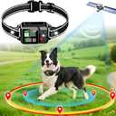 GPS Wireless Dog Fence System, Electric Electric Dog Fence Using GPS Electric Satellite Technology, with a Range of 15-2000m, IPX7 Waterproof Rechargeable Collar Receiver,Outdoor Use Only6