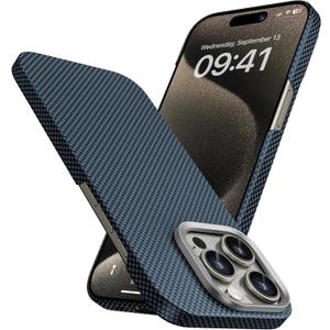 BENKS for iPhone 16 Pro MAx Case Compatible with Magsafe, [ArmorTint ArmorAir] Built with Dupont Kevlar 1000D Aramid Fiber, Ultra Slim & Lightweight iPhone 16 Pro MAx Minimalist Case, Starlight Blue