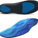 Footlogics Comfort - Full-Length Orthotic Shoe Insoles with Arch Support for Plantar Fasciitis, Ball of Foot Pain, Flat Feet - Comfort Wear, Pair (Small)