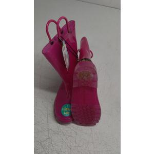 Kid's Pink Sparkly Light Up Boots Size 1