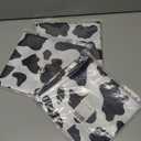 Satin Pillowcase for Hair and Skin 20x26 inch, Decorative Throw Pillows Covers for Car, Room Throw Pillow Cases for Boys Girls, Soft Breathable Pillowcases Envelope Enclosure, Cow Print