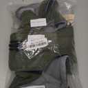 Queenmore Winter Dog Jackets for Medium Dogs with Harness Built-in, Waterproof Puffer Jacket for Snow/Cold Weather, Pet Warm Coat for Doggie Boy/Girl - Fleece Lining Reflective Easy-on, Green M