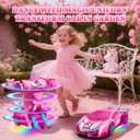 Unicorn Transform RC Cars for Girls Toys with Rainbow Eyes & Underbody Lights, Fast 360Rotation&2.4GHz Robot Remote Control Car One-Button Deformation,Kids Toys Birthday Gifts for 3-12 Year Old Girls