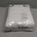 NICETOWN 100% Blackout Window Curtain Panels, Cold and Full Light Blocking Drapes with Black Liner for Nursery, 84 inches Drop Thermal Insulated Draperies (White, 2 Pieces, 52 Wide Each Panel)