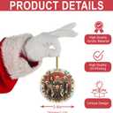 7 x Hail Santa - Heavy Metal Rock Band 2 - Emo Goth Rockstar - Christmas Ornaments - Christmas Decorations - 3.6 in Acrylic - Funny Gag Gifts - White Elephant - Stocking Stuffers