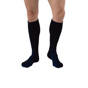 JOBST SensiFoot Diabetic Compression Socks for Men and Women 8-15 mmHg with Seamless Toe and Moisture Management - Extra Padding in Toe, Foot, and Heel Area - Knee High - Closed Toe - Navy, X-Large