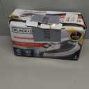 BLACK+DECKER Black & Decker F976 Quickpress Iron with Smart Steam Technology, White/Silver