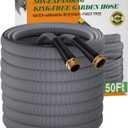 Garden Hose 50 FT, Non-Expanding Water Hose, Ultra-Light & Flexible, Burst-Resistant, Kink-Free, High-Pressure Garden Hose All-Weather Use for Lawns, Gardens, and Outdoor Cleaning