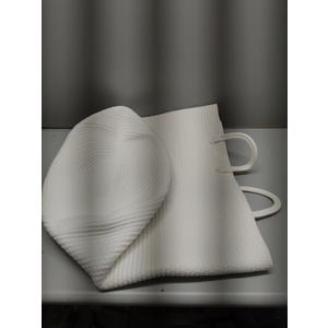 White Basket, 22x19 " Large Blanket Storage for Living Room, Cute Cotton Rope Kids Toy Box, Bathroom Towel Storage, Woven Laundry Basket with Cover, Wicker Bin for Organizing