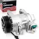 Air Conditioner AC Compressor with Clutch Compatible with Altima 2.5L 2013-2018 VCS141C Compressor Replace 92600-3TA2A, 92600-3TA2B, 92600-3TA2C