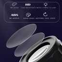 30X Loupe Magnifier, Jewelry Loupe Magnifier with LED Light and Scale, USB Rechargeable Adjustable Focal Length 30X Magnifying Glass for Gems, Coins, Stamps