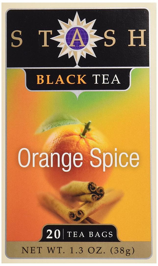 Stash Orange Spice Black Tea, Tea , 20 ct (EXP 08/14/29)