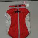 Haofy Dog Winter Coat, Reflective Strip Zipper Windproof Warm Jacket for Small Medium Large Dogs, with Built in Safety Belt for Cold Weather (M