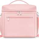 DALINDA Lunch Bag Cooler Bag Lunch Box for Women Men, Insulated Leak Proof Lunchbox Lightweight for Picnic,Grocery,Beach,Camping,Travel,Work (Small - 7L, Pink)