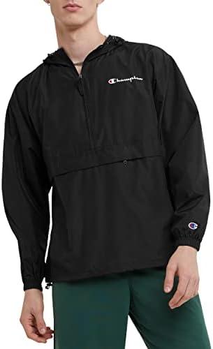 Champion Men's Jacket, Stadium Full-zip Jacket, Wind Resistant, Water Resistant Jacket for Men Size M