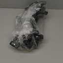 Tosnail 40 Pack 12 Inch Black Plastic Skirt Pants Hangers with Non-Slip Big Clips and Swivel Hook