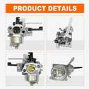 HUAYI Carburetor Fits Kohler SH265 SH255 SH270 6.5 HP Series 3000 196cc Engine 18 853 16-S,18 853 05-S,18 853 06-S,18 853 12-S