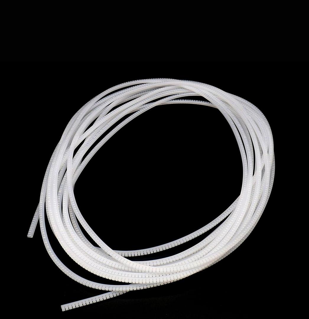 U-Shaped Flexible Sharp and Rough Edge Trim Protector, Push-in Edge Shield for Steel Panels, Wood Panels, Glass and Plastic Panels, Fits 0.03"-0.045" Thickness Edge, White 32ft