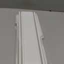 KUZRZNH Double Row Ceiling Curtain Track System, White, 7.9ft (2.4m)