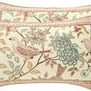Patdrea Designer Velvet Throw Pillow Cover, Set of 2, 12"x20"-Kulom A (2 Pack Pink Rectangle)