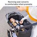 Graco Modes Pramette 3-in-1 Travel System, Car Seat Stroller Combo, Rear Facing Infant Car Seat, Infant Pramette to Toddler Stroller, Lilac Mod