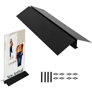 Metal Floor Stand Sign Holder Base, 36" Wide M Mount Holder, Up to 72" Tall Graphic Display Floor Stand, Fit for Foam Board, Composite Board, Acrylic Glass Sign, Base Only, (36 inches)