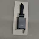 LISEN Car Charger USB C Fast Charge, Retractable Car Charger USB C [98% Space-Smart] Valentines Day Gifts Car Accessories for Him Her Women Men Phone Type C Car Charging for iPhone 17 16 15 Samsung (Grey)