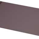 Dacasso Bonded Pad with Side Rails Luxury Leather Desk Blotter for Writing, 30 x 18, Brown