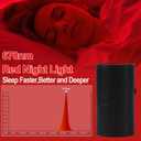 670nm Red Light Night Light for Sleep - Zero Blue Light, Adjustable Brightness & Energy Efficient Night Light Plug into Wall with Dusk-to-Dawn Sensor for Nursery, Bedroom, Bathroom [2 Pack]