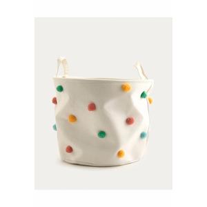 Whitmor Laundry Basket Hamper Large Collapsible Laundry Hamper with Easy Carry Handles，Freestanding Clothes Hampers for Laundry, Bedroom, Dorm, Clothes, Towels, 75L, White, 4 Pack