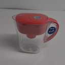 Brita Metro Water Filter Pitcher with SmartLight Change Indicator, BPA-Free, Replaces 1,800 Plastic Water Bottles a Year, Lasts Two Months, Includes 1 Filter, Small - 6-Cup Capacity, Fiery Red