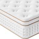 Vesgantti Queen Mattress, 12 Inch Memory Foam Hybrid Mattress in a Box with Individual Pocket Spring, Queen Size Mattresses for Pressure Relief, Motion Isolation, Medium Firm Support