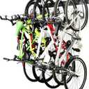 Ultrawall Stainless Steel Bike Storage Rack, Wall Mount 6 Bike Hanger
Bicycle Rack for Home & Garage Holds Up to 300lbs, Black