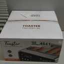 4 Slice Toaster with Dual Smart Touchscreen & Independent Controls | Wide Slot for Bagels & Artisan Bread | Defrost Reheat Single-Slice Function | 6 Shade Settings & 1800W Fast Heating (Stainless Steel)