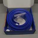 20Ft Flexible Race Track, Slot Car Race Track Set for Kids Ages 3+, Dual Racing Game 2 High-Speed Cars 1/64 Scale, w/8 Suction Cups, 4 Alloy Cars Ideal Easter Birthday Gift for Boys & Girls (Blue)