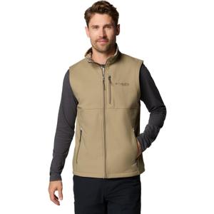 Columbia mens Phg Ascender II Softshell Vest (Medium, Flax/Timberwoods Camo)