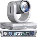 PTZ Camera 4K 20X Optical Zoom Conference Room Camera HDMI USB3.0 SDI LAN PoE 1/2.8" 8.51 MP CMOS Sensor AI Auto Tracking 255 Presets for Church Worship Live Streaming Business Video Conference