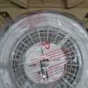 Low Profile Ceiling Fan with Light,19 in Smart Bladeless Ceiling Fans with Alexa/Google Assistant/App Control Ambient Light White Flush Mount Ceiling Fans for Bedroom and Living Room