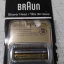 Braun Electric Shaver Head Replacement Part 94M, Compatible with Series 9 Pro and Series 9 Electric Razors for Men, Silver