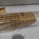 No Drill Cordless Bamboo Roman Shades, 30" W × 48" H, Highfield Teak