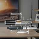 WANLIAN Lightsaber Display Stand Acrylic Desktop Lightsaber Hilt Holder Light saber Collection Display Case(Transparent)
