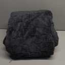 Heated Throw Blanket Electric,Electric Blanket Checkered Weave & Wool Blend Heated Blanket,Rapid Heating 6 Temperature Settings 4-Hour Auto Shut-Off ETL Certified,Machine Washable,50" x 60",Dark Gray