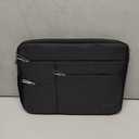 Omnpak for 13.6 inch MacBook Air Case Sleeve Compatible with MacBook 13 inch, 14-inch New MacBook Pro M5/M4/M3/M2/M1 Pro/Max, Water Repellent Laptop Case with Handle (Black)