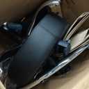 Boss Office Products Be Well Medical Spa Drafting Stool with Back, Black