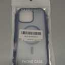 SUPFINE Magnetic for iPhone 16 Pro Max Case (Compatible with MagSafe) (Military Grade Drop Protection) Translucent Matte Shockproof Phone Cover,Lavender Gray